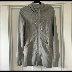 Lululemon long scuba hoodie - 8 - light gray